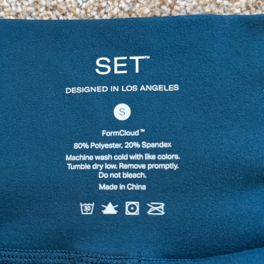 SET Active Formcloud Cloud High Rise Teal Legging… - image 3